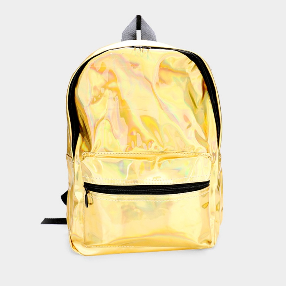 Hologram Backpack Bag ~ Gold